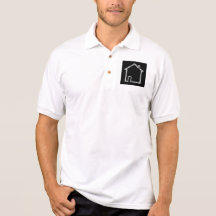 Bosquejo de la casa. Gris y negro Camisetas