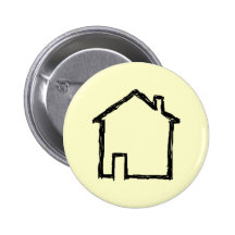 Bosquejo de la casa. Negro y crema Pins