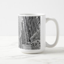 Bosquejo de Londres del Galleria del heno Tazas De Café