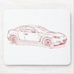 Bosquejo de Maz RX8 2003 Alfombrillas De Raton