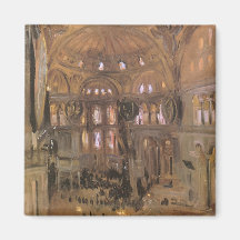Bosquejo de Santa Sophia por Sargent, arte del Vic Imán Para Frigorifico