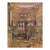 Bosquejo de Santa Sophia por Sargent, arte del Vic Invitación Personalizada