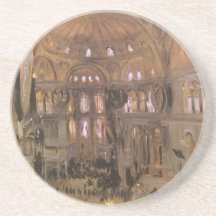 Bosquejo de Santa Sophia por Sargent, arte del Vic Posavasos Cerveza