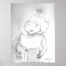 bosquejo de una lectura del chica de Dawna Morton Impresiones