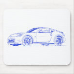 Bosquejo del Nis 370Z Tapete De Raton