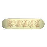 Bosquejo del pirata. Brown Monopatines Personalizados