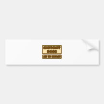 Boss inmediato… apenas añade el chocolate etiqueta de parachoque