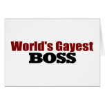 Boss más alegre de los mundos felicitación
