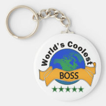 Boss más fresco del mundo llaveros