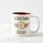 Boss más grande del mundo taza de café