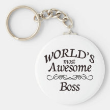Boss más impresionante del mundo llaveros