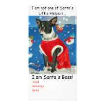 Boss Photocard de Santa Tarjetas Fotográficas