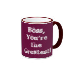 ¡Boss, usted es el más grande!  15 onzas. taza