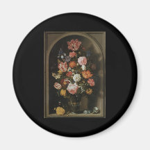 Bosschaert el más viejo pedazo de flor imán de frigorífico