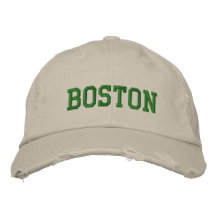 BOSTON bordó el gorra Gorras Bordadas