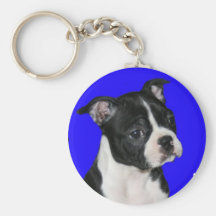 Boston Terrier:  El amor es un bebé Boston Llavero