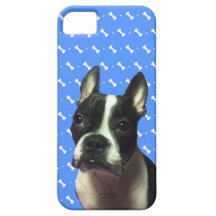 Boston Terrier en el caso del iPhone del modelo de iPhone 5 Carcasa