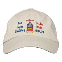 Bote de Las Vegas - criada de las novias Gorra De Béisbol