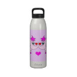 Botella afortunada del el día de San Valentín del  botellas de agua