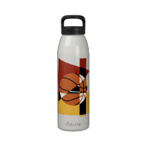 Botella de agua abstracta del baloncesto botellas de agua