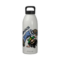 Botella de agua de Breakdance 32 onzas botellas de agua