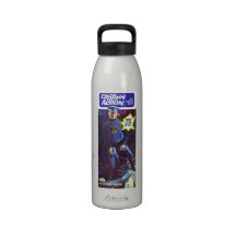 Botella de agua de capitán Action Team Action