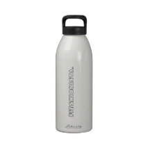 Botella de agua de la libertad de Fitshionista