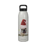 Botella de agua de la libertad del dogo francés de