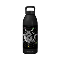 Botella de agua de los elementos del dragón