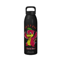 Botella de agua de Rockstar™ del dragón