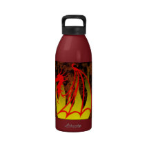 Botella de agua del fuego del dragón