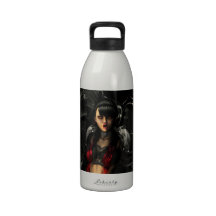 Botella de agua del jinete del vampiro
