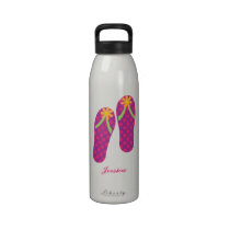 Botella de agua del personalizado de los flips-flo botellas de agua