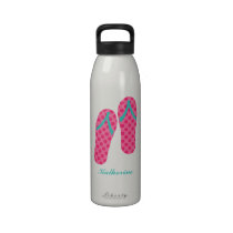 Botella de agua del personalizado de los flips-flo botellas de agua