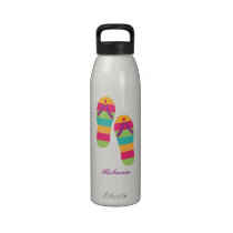 Botella de agua del personalizado de los flips-flo botellas de agua