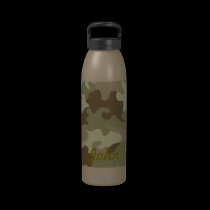 Botella de agua personalizada del camuflaje botellas de agua