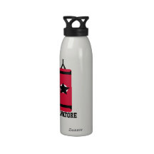 Botella de agua personalizada del muchacho del kar