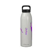 Botella de agua púrpura del bailarín de ballet