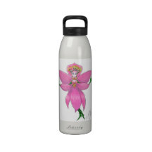 "Botella de la hada de la orquídea de la selva tro Botellas De Agua Reutilizables
