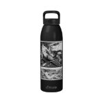 Botella de la libertad de la sirena y de la serpie botallas de agua