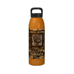 Botella personalizada floral de la libertad de Bro Botellas De Agua Reutilizables