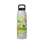 Botella tropical de la isla de los dinosaurios botellas de agua reutilizables