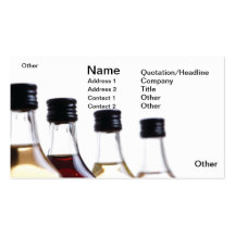 Botellas Plantillas De Tarjetas Personales