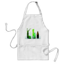 Botellas y botellas delantales