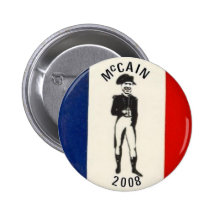 Botón 2008 de McCain Napoleon Pin