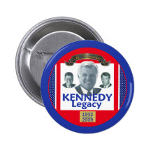 Botón 2009 de la herencia de Ted Kennedy Pin