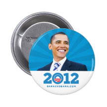 Botón 2012 de la foto de Barack Obama