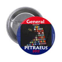 Botón 2012 de Petraeus Presdent Iraq Pin