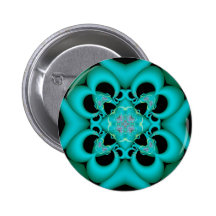 Botón abstracto azul del diseño pin