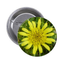 Botón amarillo del Wildflower F0009 Pin